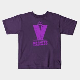 Madness - Retro Purple Kids T-Shirt